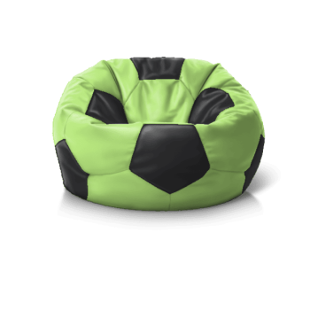Крісло м''яч LightGreen + Black' — м’які меблі для дому, комфорт і зручність на кожен день.